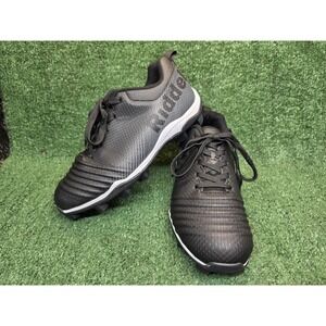 Mens Size 7 Riddell Edge Low Cut RM Football Cleats Black/White
